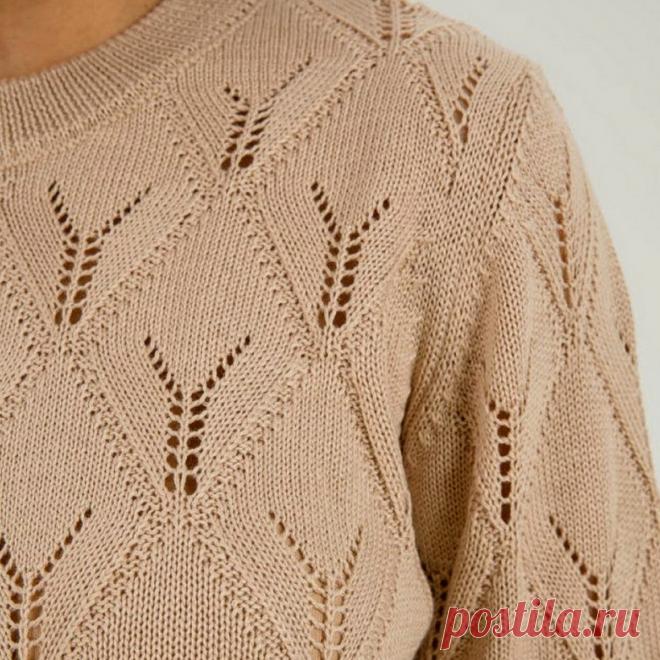 Стильный джемпер от Ивановского трикотажа, составила схему и связала образец | Вязание с Paradosik_Handmade | Дзен