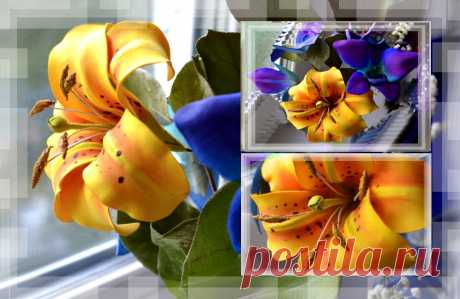 Мастер-класс &quot;Желтая лилия из фоамирана&quot; :: Основной сайт