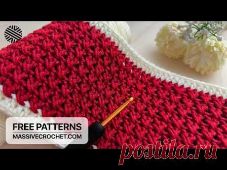 SUPER EASY & UNUSUAL Crochet Pattern for Beginners! ⚡️🥰 Crochet Stitch for Bag & Hat