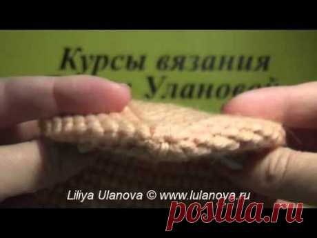 Прочные носки крючком 2 часть - Durable socks crochet - YouTube