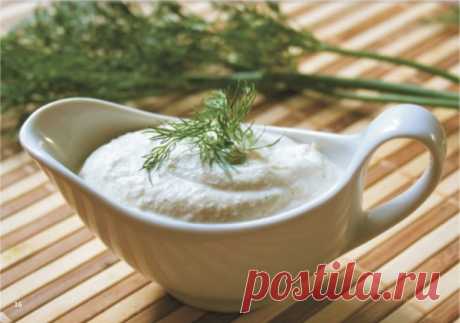 Лимонный соус с укропом