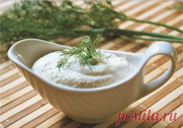 Лимонный соус с укропом