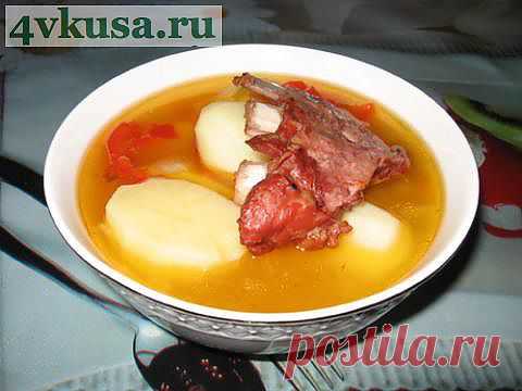 Копчёные свиные рёбрышки с овощами. Фоторецепт. | 4vkusa.ru