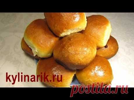СДОБНЫЕ БУЛОЧКИ рецепт. Булочки домашние с ВАРЕНЬЕМ Рецепты Кулинария для начинающих на kylinarik.ru - YouTube