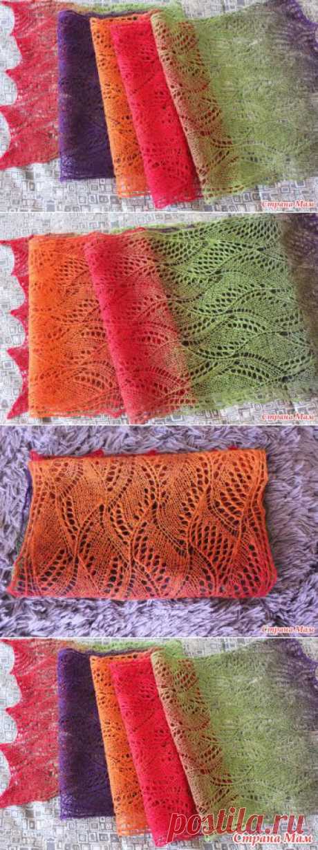 * Палантин &quot;Турбулент Индиго&quot; - ЗАО Шалунья - Страна Мам