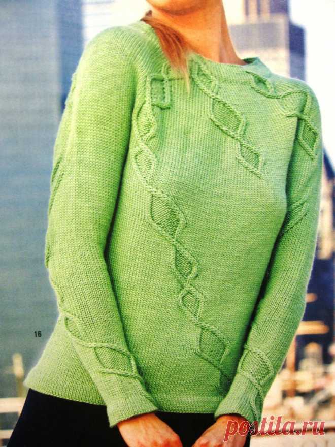 Пуловер из Vogue 2010-2011 winter.