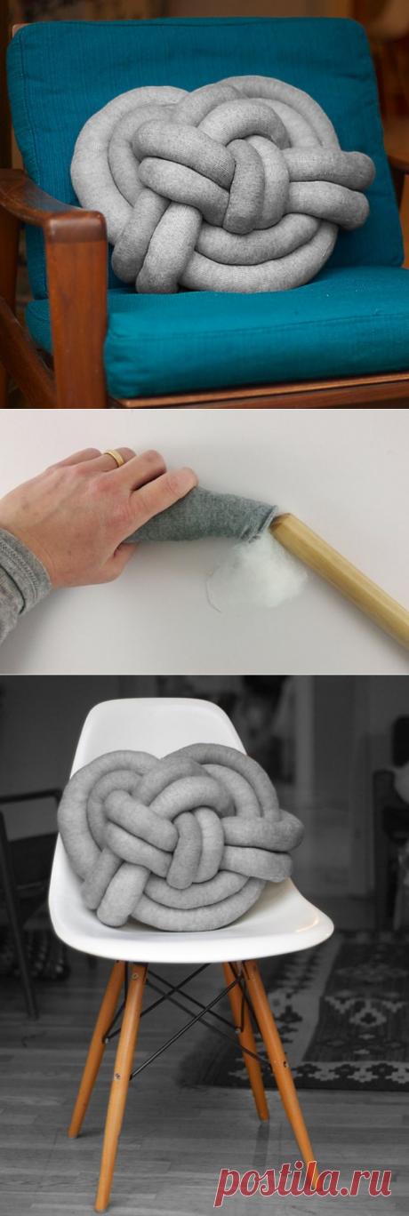 Подушка - узел (DIY, видео) / Подушки / ВТОРАЯ УЛИЦА
