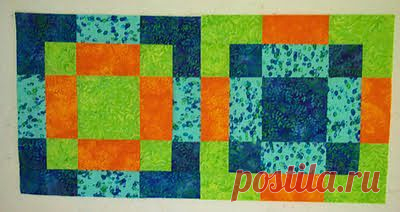 Chock-A-Block Quilt Blocks: Disappearing 9-Patch Variation