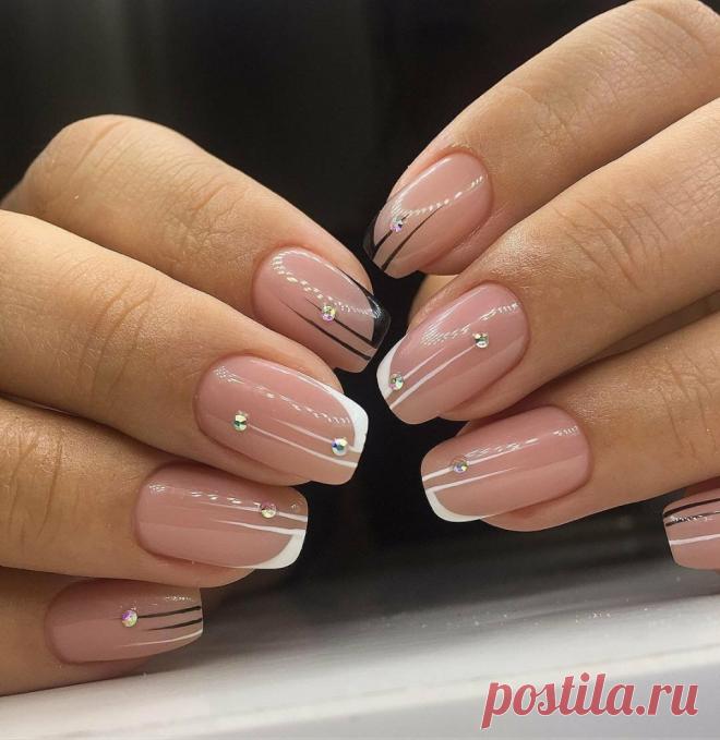 Маникюр дизайн нежный элегантный френч (14 фото) - картинки modnica.club