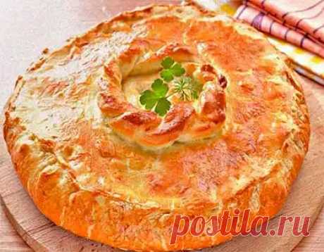 Дрожжевой пирог курник: фото рецепт, пошаговый рецепт, фото