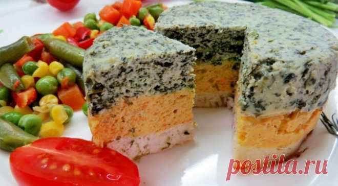 Вкусная, сочная и разноцветная запеканка из куриного фарша — Едим дома