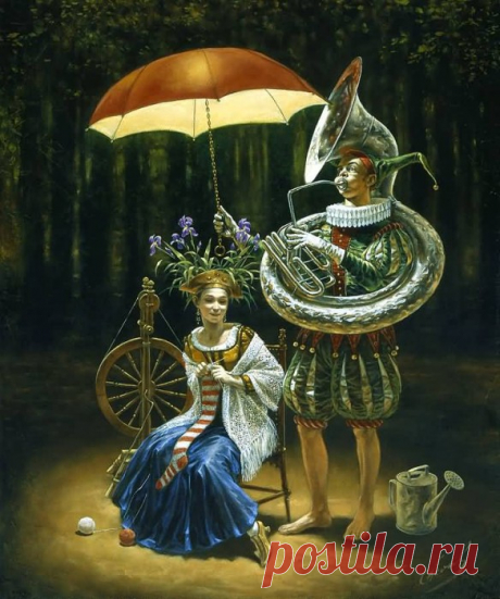 Illusions of Absurdity. Illusion of Comfort, Michael Cheval (Михаил Хохлачев), арт галерея живописи. Страница get.