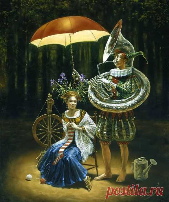 Illusions of Absurdity. Illusion of Comfort, Michael Cheval (Михаил Хохлачев), арт галерея живописи. Страница get.
