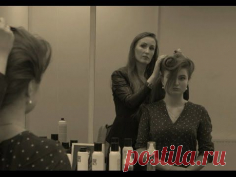 Вечерняя прическа своими руками. Объемная прическа. Прическа в стиле 50-х гг | Журнал MODERN STYLE
