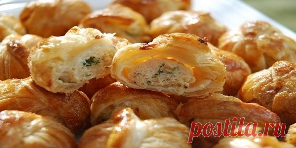 Рыбные шарики в слоеном тесте | Кулинария