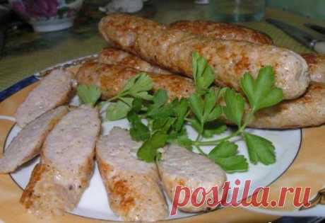 ДОМАШНИЕ КУРИНЫЕ КОЛБАСКИ