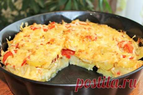 Картофель &quot;ПРАЗДНИЧНЫЙ&quot; - вкусное горячее без мяса - Простые рецепты Овкусе.ру