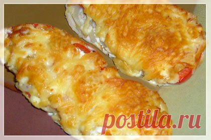 Вкусный обед: курица с перцем и помидорами | Вкусные рецепты