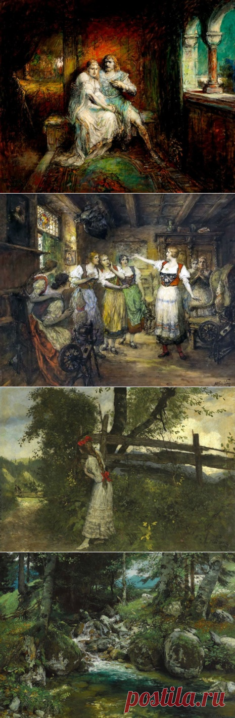 Художник Фердинанд Леке (Ferdinand Leeke). Картины