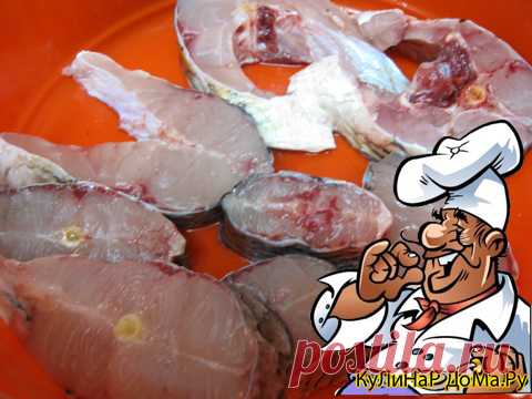 Рецепт"Рыбка с чесноком".