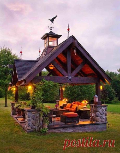 40 самых красивых дачных беседок
