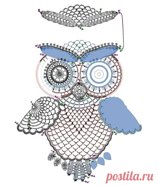 СОВА крючком-схема