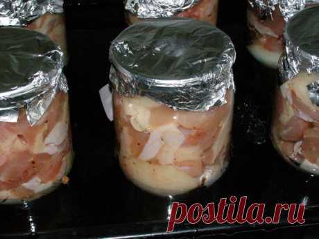 Как я делаю куриную тушёнку в духовке