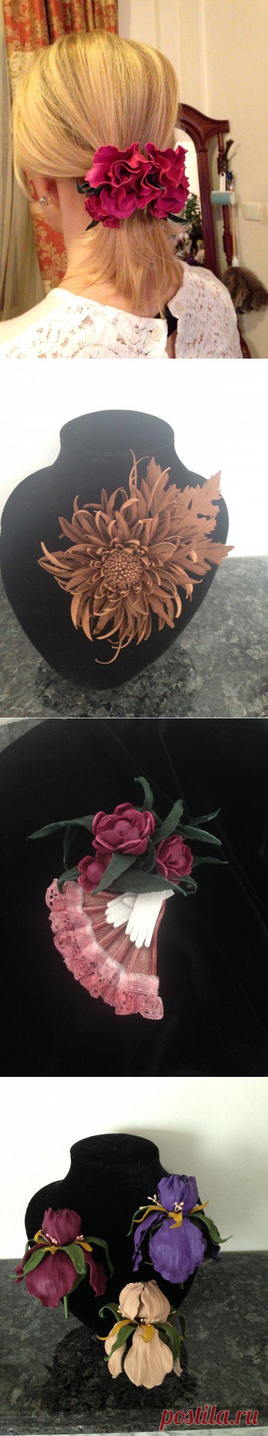 (+1) тема - УКРАШЕНИЯ ИЗ КОЖИ(продолжение) | РУКОДЕЛИЕ