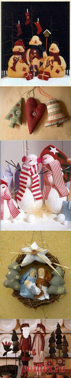 Рождество и Новый Год в стиле "Тильда" - украшаем свой дом, делаем подарки и открытки своими руками | I Love HandMade