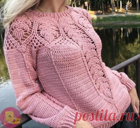 Узор, который вдохновит вас сразу отправиться за крючком и спицами, настолько он красив — Сделай сам, идеи для творчества - DIY Ideas