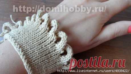 Закрытие петель с оформлением края шнуром