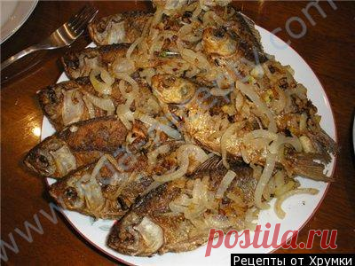 Запеченная рыба на костре