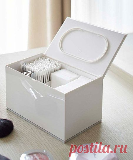 Yamazaki White Cotton & Swab Case | zulily
