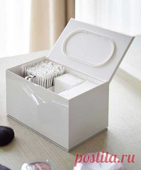 Yamazaki White Cotton &amp; Swab Case | zulily