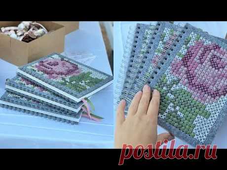 Блокнот с вышивкой крестом / DIY TSVORIC