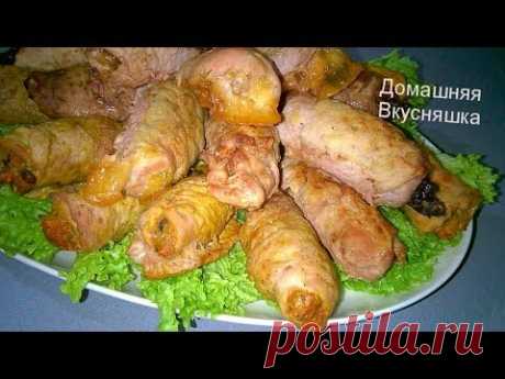 Мясные Рулетики (Крученники) на Новый год, Праздничное Горячее Блюдо Три вида.