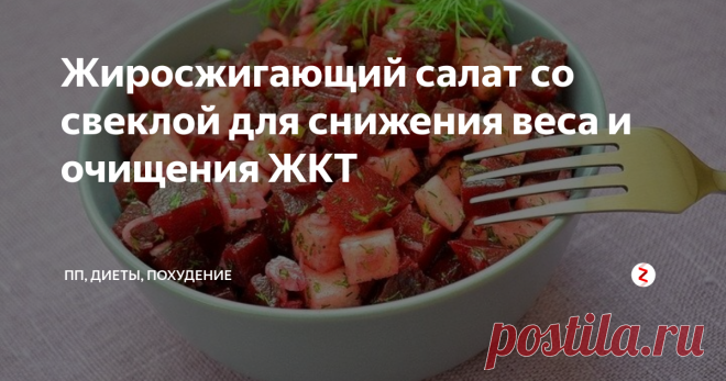 Жиросжигающий салат со свеклой для снижения веса и очищения ЖКТ Салаты со свеклой пользуются особой популярностью у тех, кто хочет похудеть и удержать вес.
Блюда с ее участием всегда отличаются приятным вкусом, интересными ингредиентами и полезными свойствами.
Основные из которых:
1. Содержит огромное количество витаминов и полезных минералов, которые остаются даже при варке;