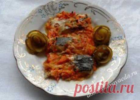Рыба запеченная с овощами | Домашняя еда