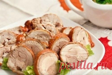 «Копченая» курятина в луковой шелухе