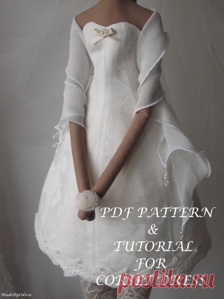 Master class for Corset dress ❤ ❤ ❤
A beautiful dress for your Tilda and Odiva doll.