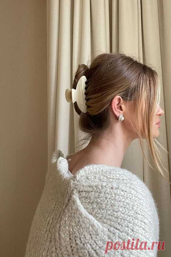 Носите крабик для волос как Рози Хантингтон-Уайтли