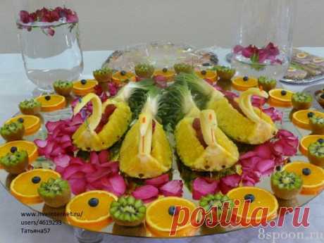 Красивая нарезка фруктов: идеи с фото для вдохновения! | 8 Ложек
