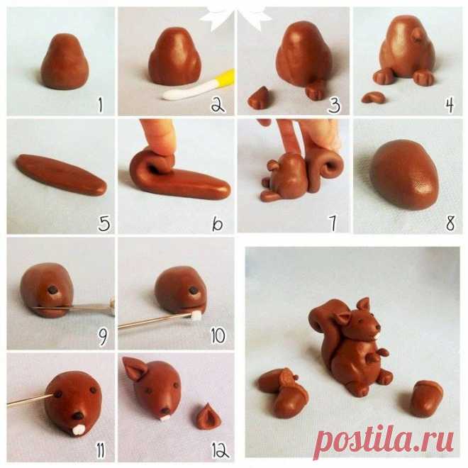 Лепим белку