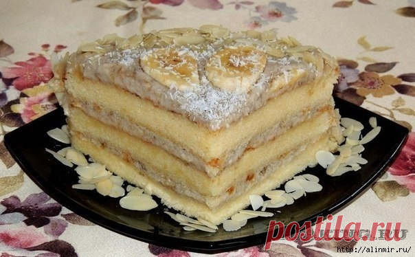 Торт Банановый Нежнейший
