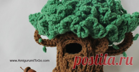Lil' Oak ~ The Hiding Tree ~ Amigurumi To Go
