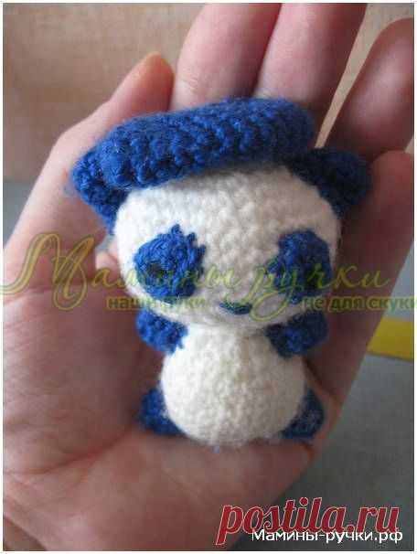 Панда-малышка вязаная крючком (panda crochet amigurumi) | Мамины-ручки.рф