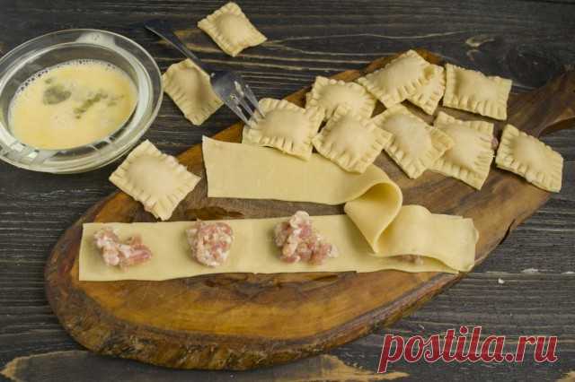 Равиоли с мясом. Пошаговый рецепт с фото - Ботаничка.ru