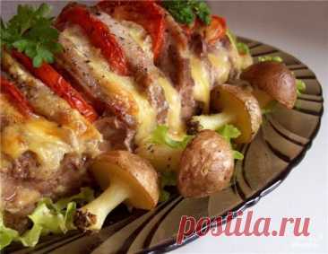 Свинина, запеченная с помидорами - пошаговый рецепт с фото на Повар.ру