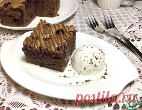 Брауни с чёрной смородиной – кулинарный рецепт