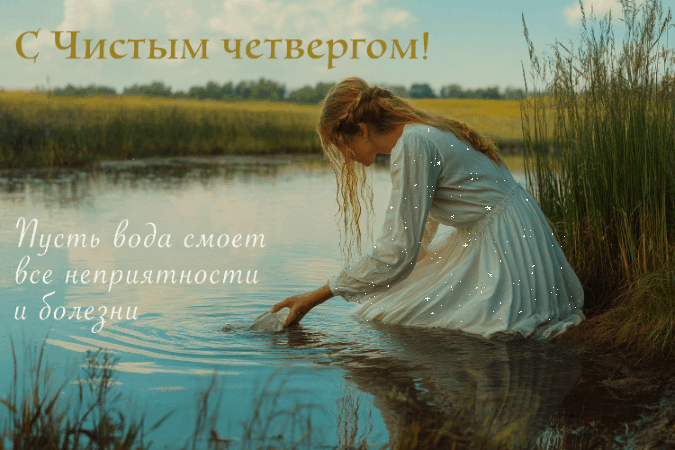Пускай этот Чистый четверг будет чистым во всех отношениях! Желаю чистоты в доме, в поступках, в сердце, в мыслях и во всем, что вас окружает! Пусть счастье, добро и любовь ежедневно заполняют вашу жизнь! Открытки на Чистый четверг!